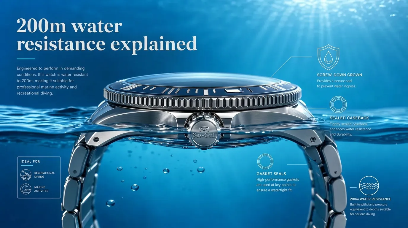 200m water resistance explained