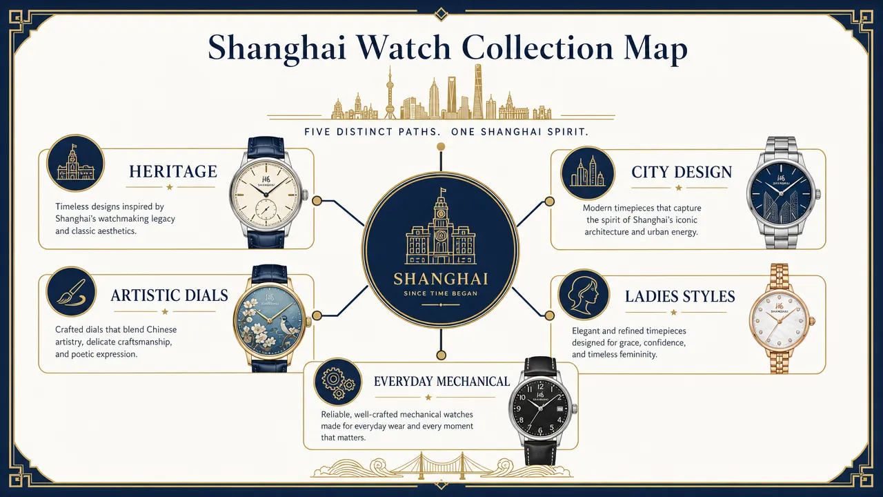 Shanghai Watch Collection Map