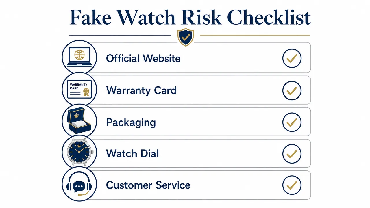 Fake Watch Risk Checklist