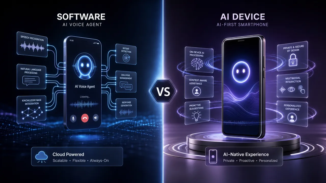 Software vs AI device comparison