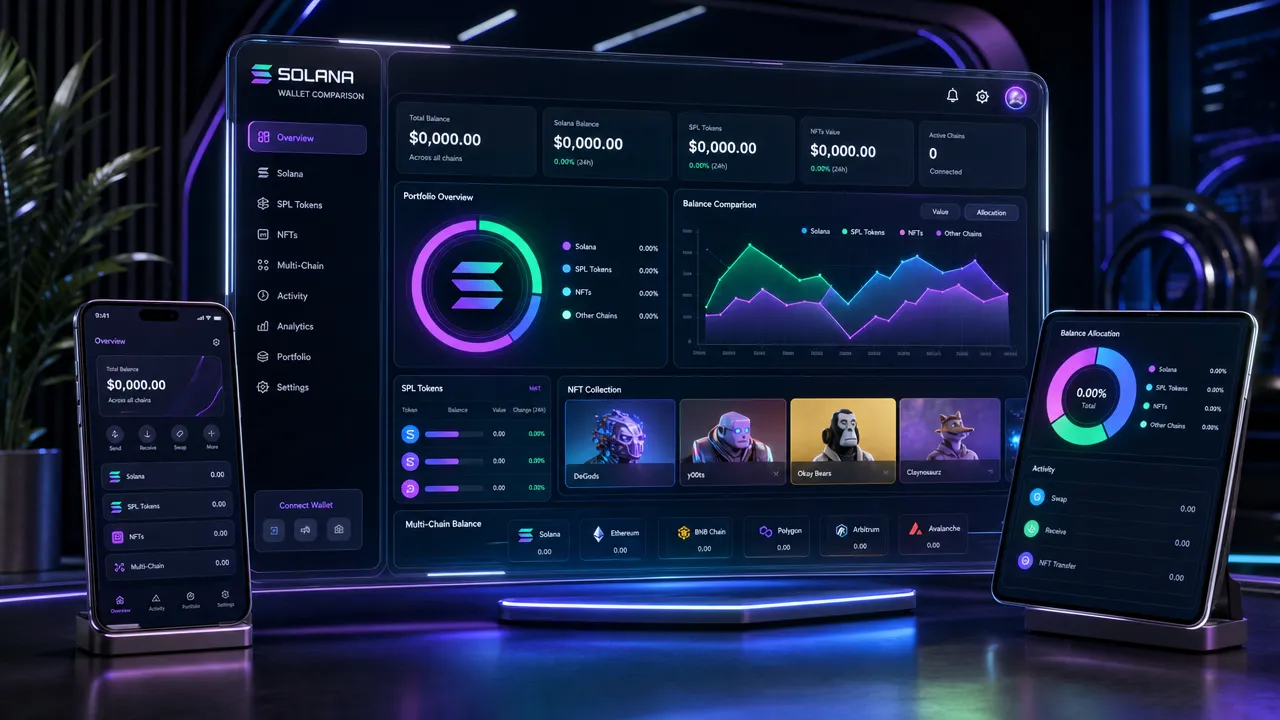 Solana Wallet Comparison Dashboard