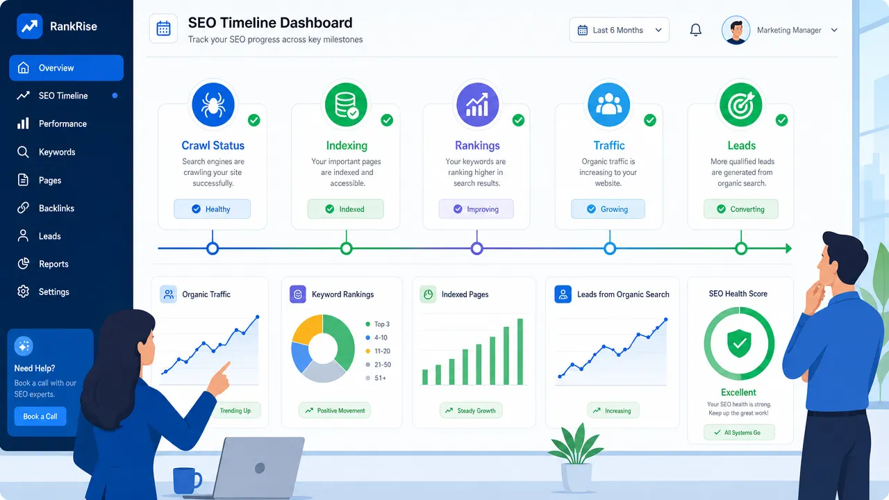 SEO Timeline Dashboard