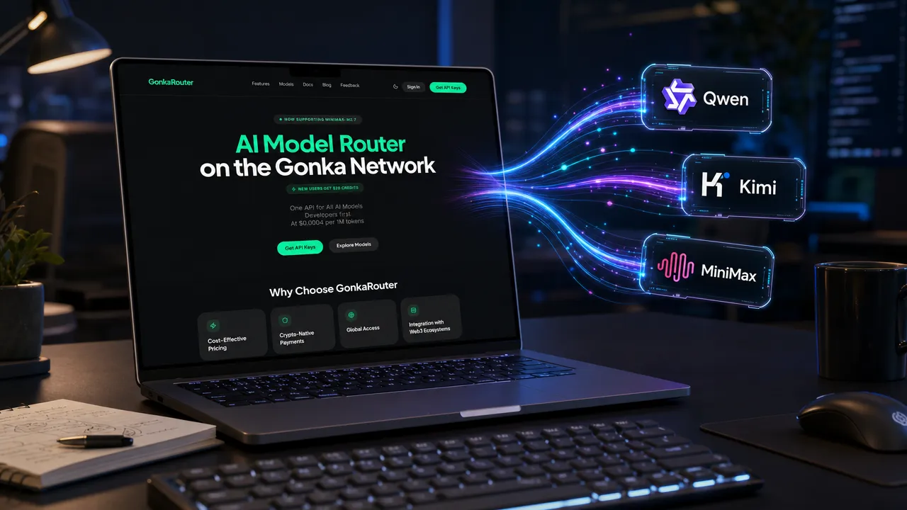 GonkaRouter AI model routing dashboard