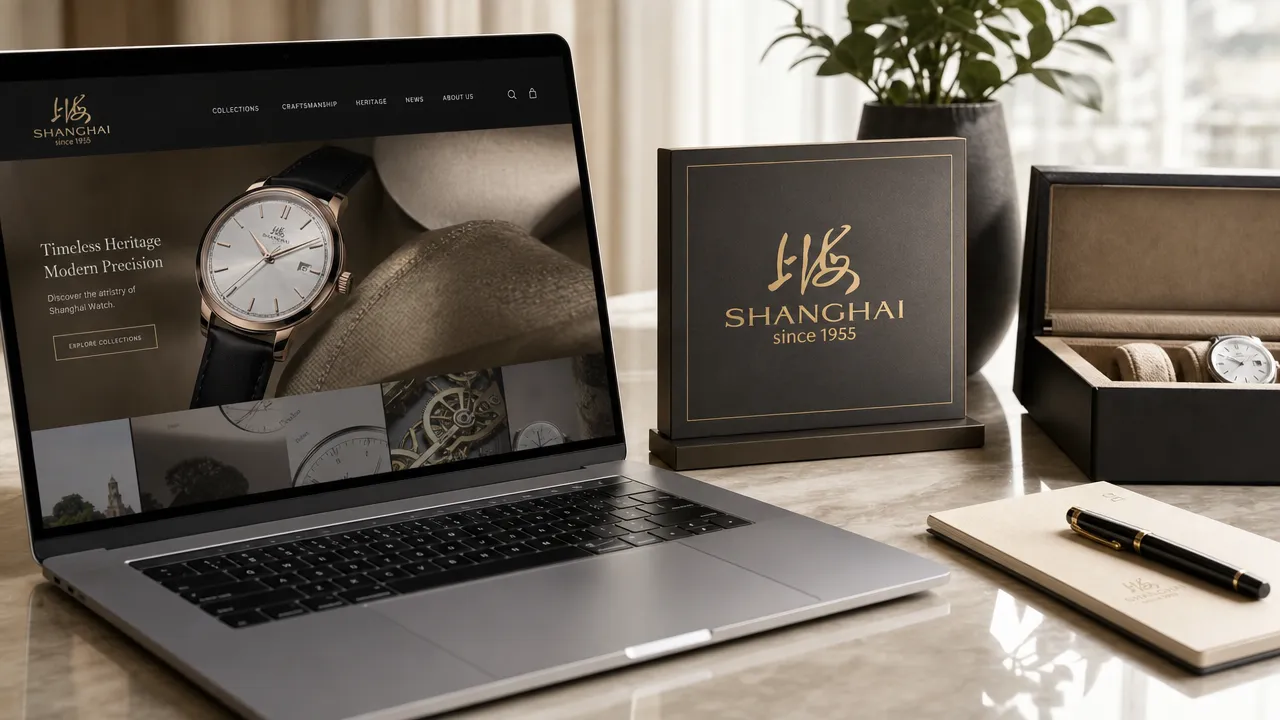 Shanghai Watch official online browsing scene