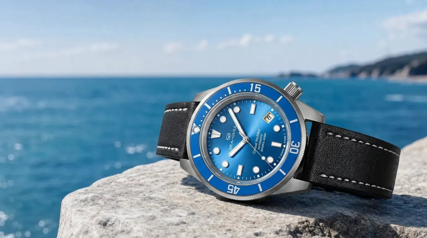 Sea-Gull Ocean Series titanium dive watch hero
