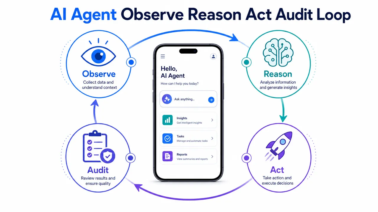 AI Agent Observe Reason Act Audit Loop