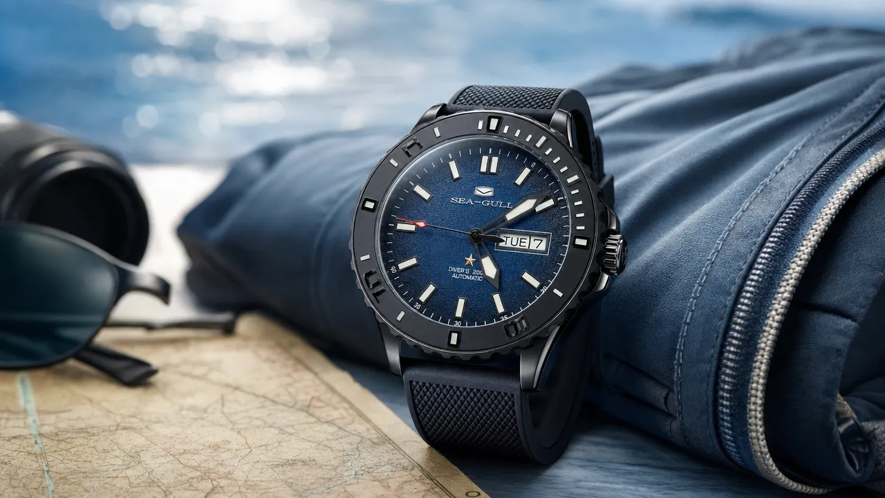Sea-Gull Dive Watch Lifestyle Scene