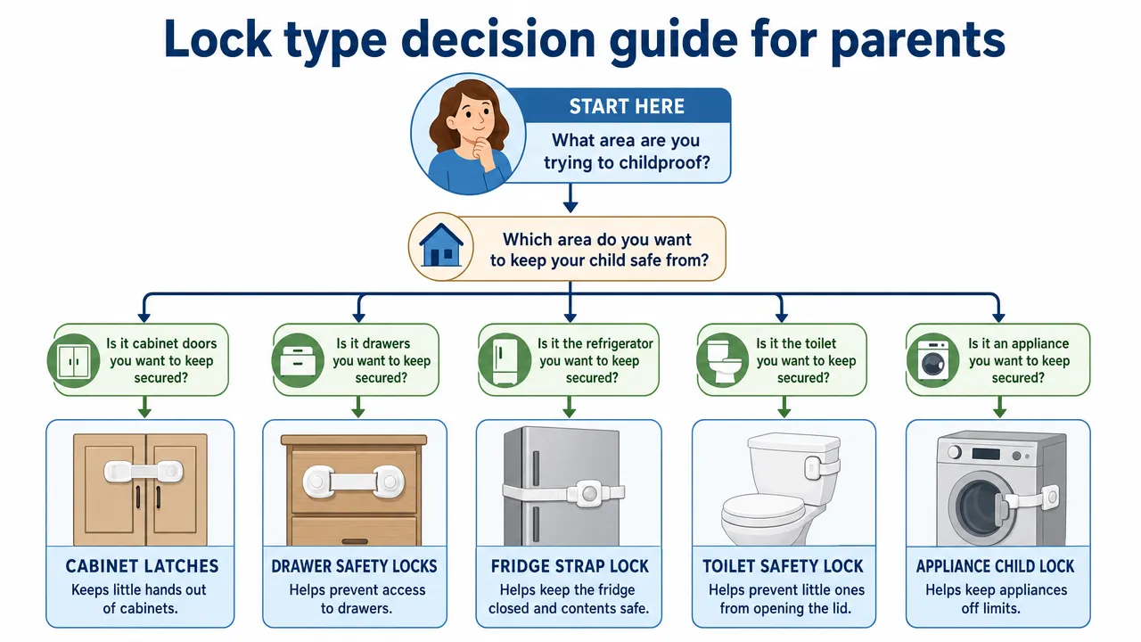 Lock type decision guide for parents