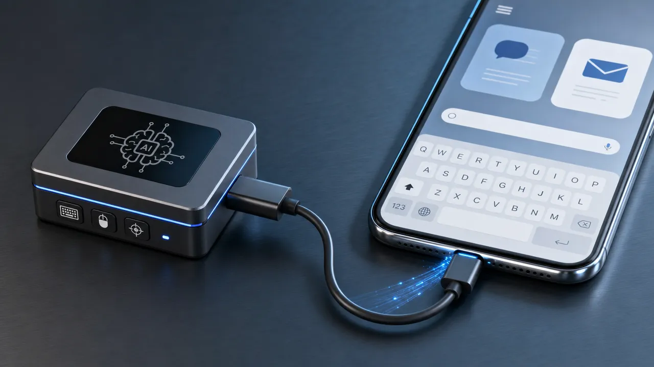 USB HID phone input