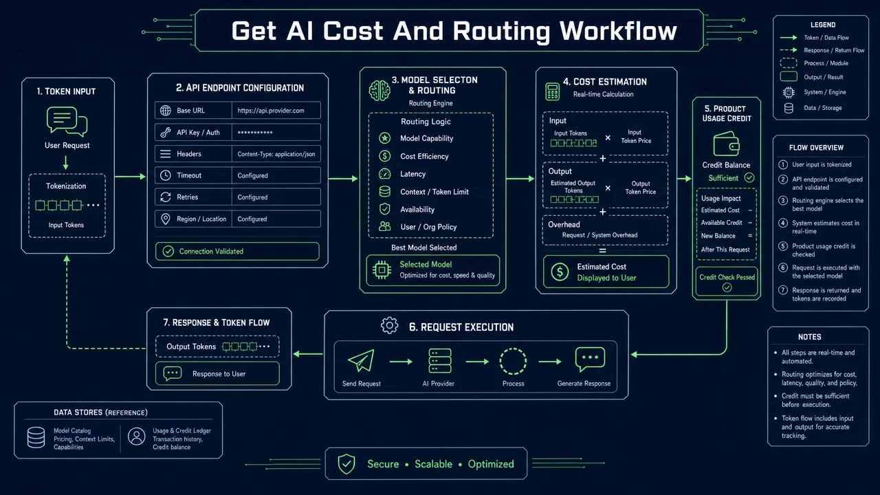 Get AI Cost And Routing Workflow