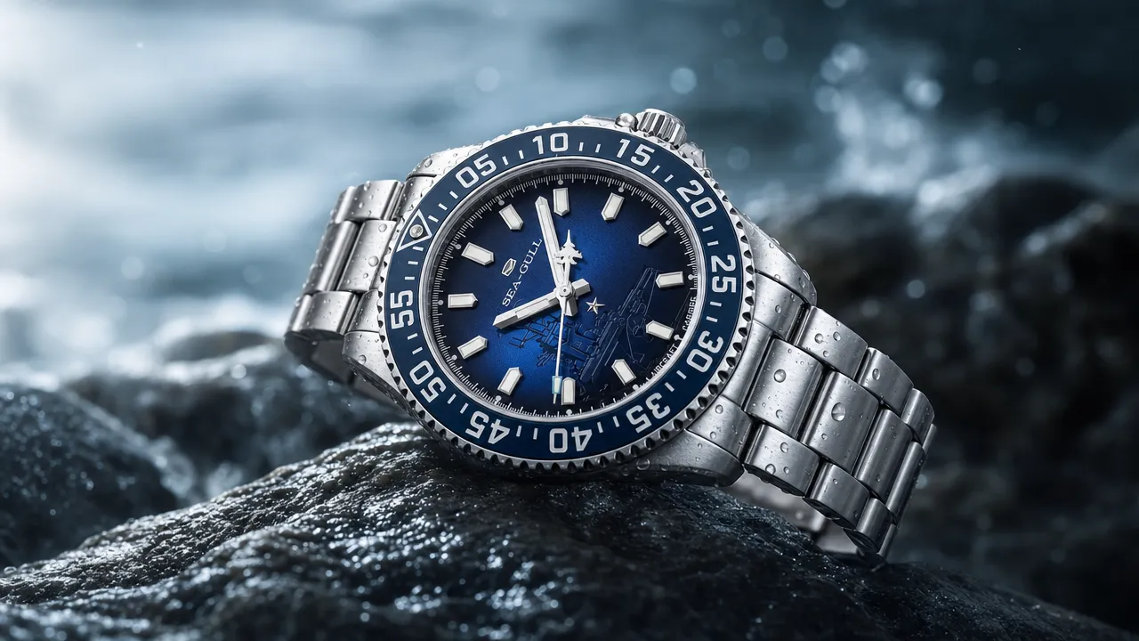 Sea-Gull Ocean Series 200m watch hero
