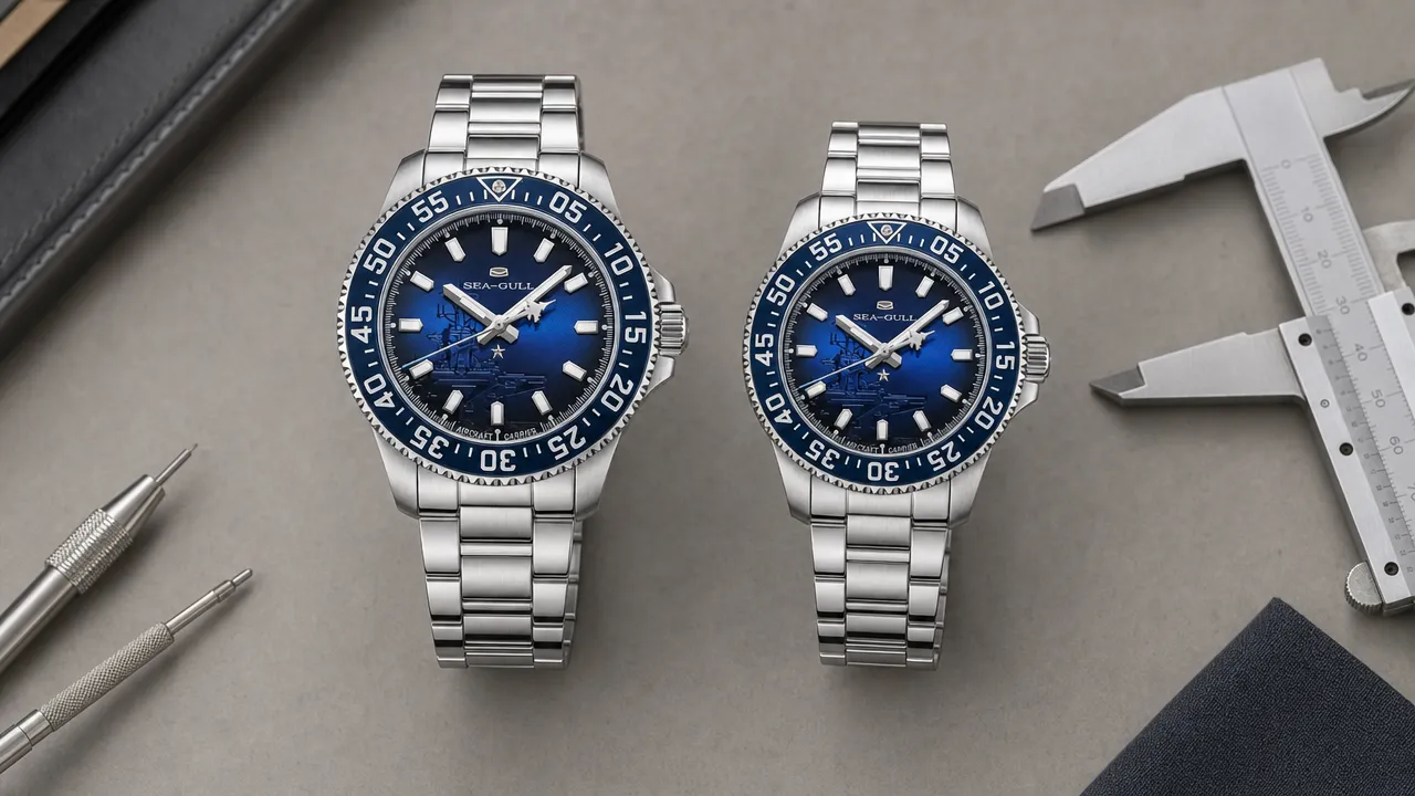 Ocean Series watch sizing comparison