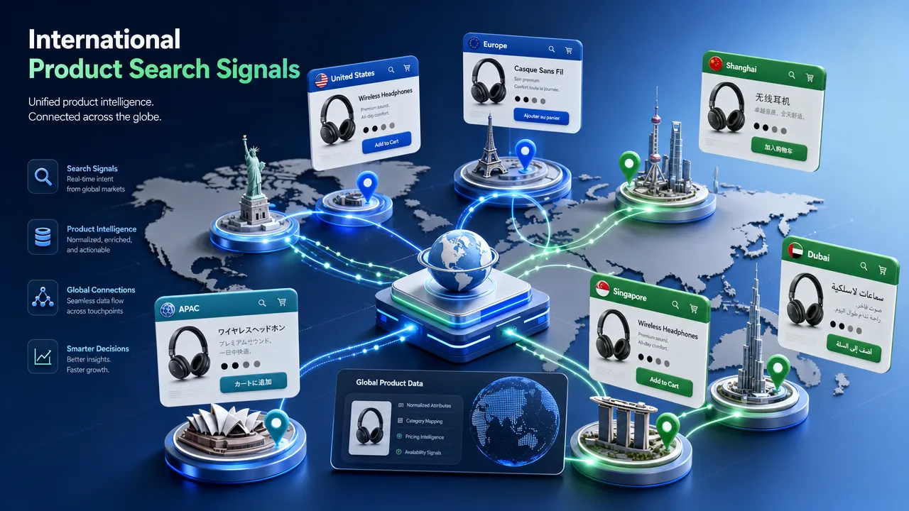 International Product Search Signals