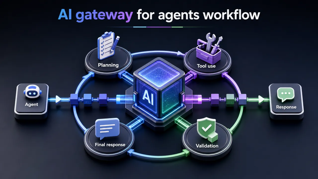 AI gateway for agents workflow