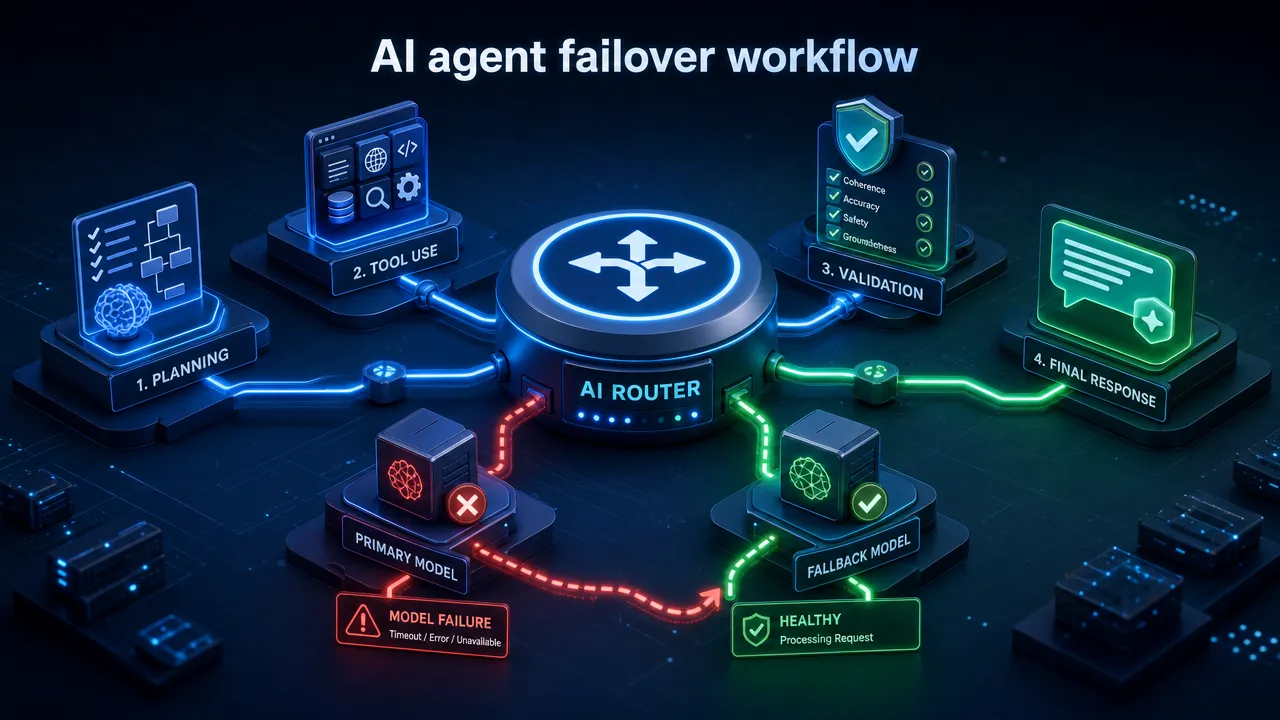 AI agent failover workflow