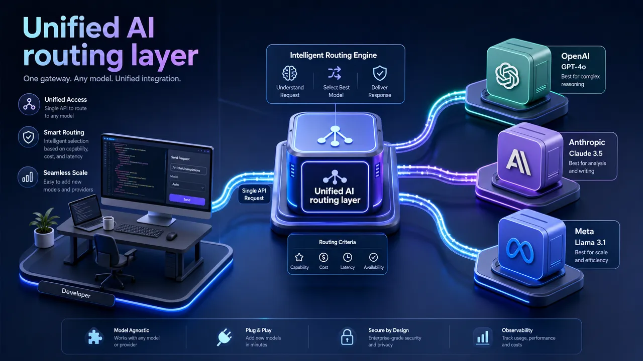 Unified AI routing layer