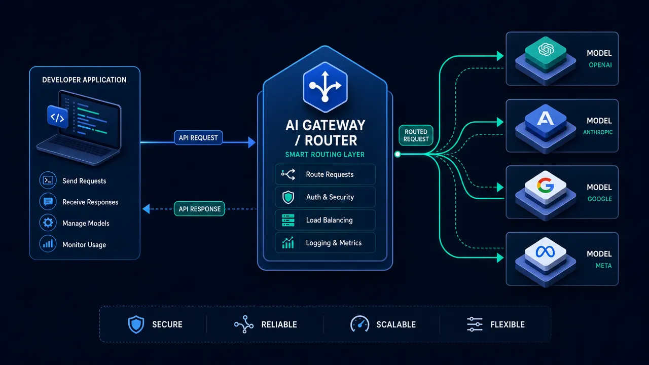 AI Model Router API Architecture
