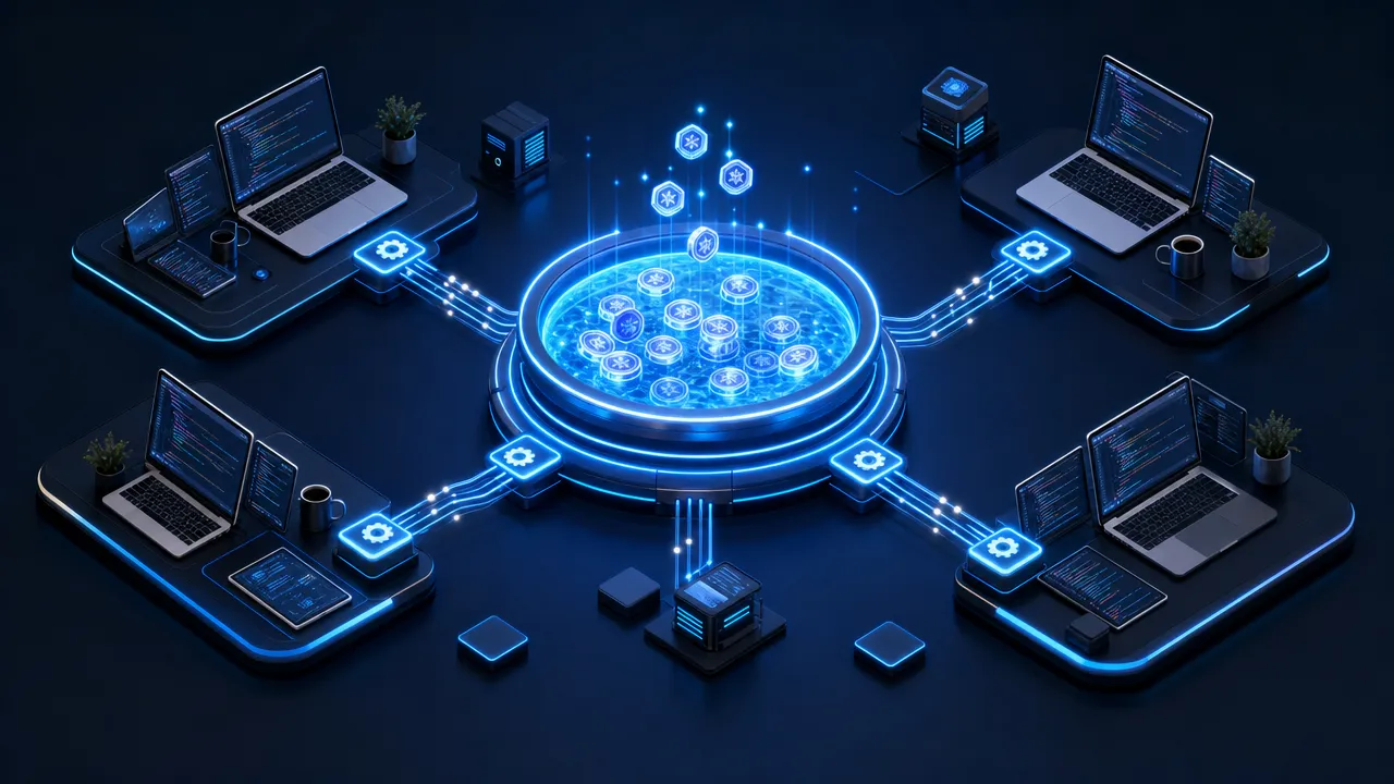 Shared inference token pool