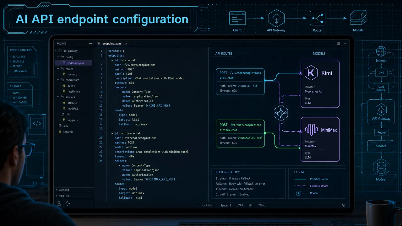 AI API endpoint configuration