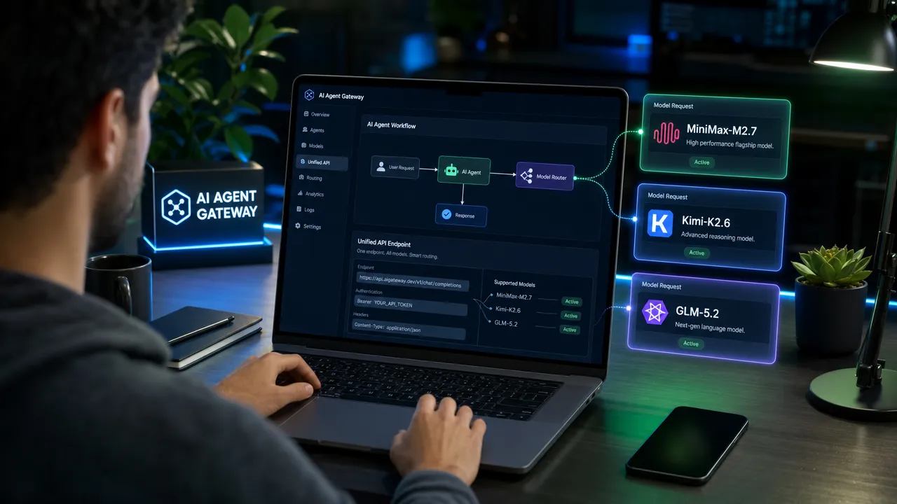 Developer integrating an AI agent gateway