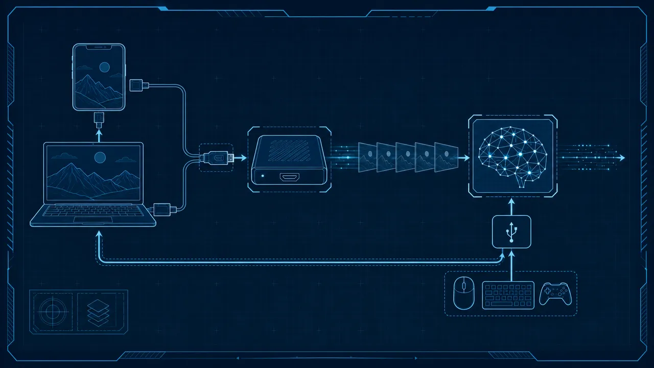 Screen observation path