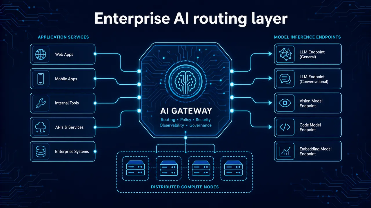 Enterprise AI routing layer