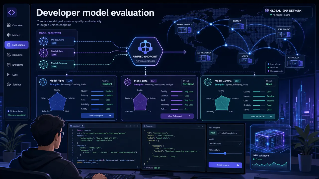 Developer model evaluation