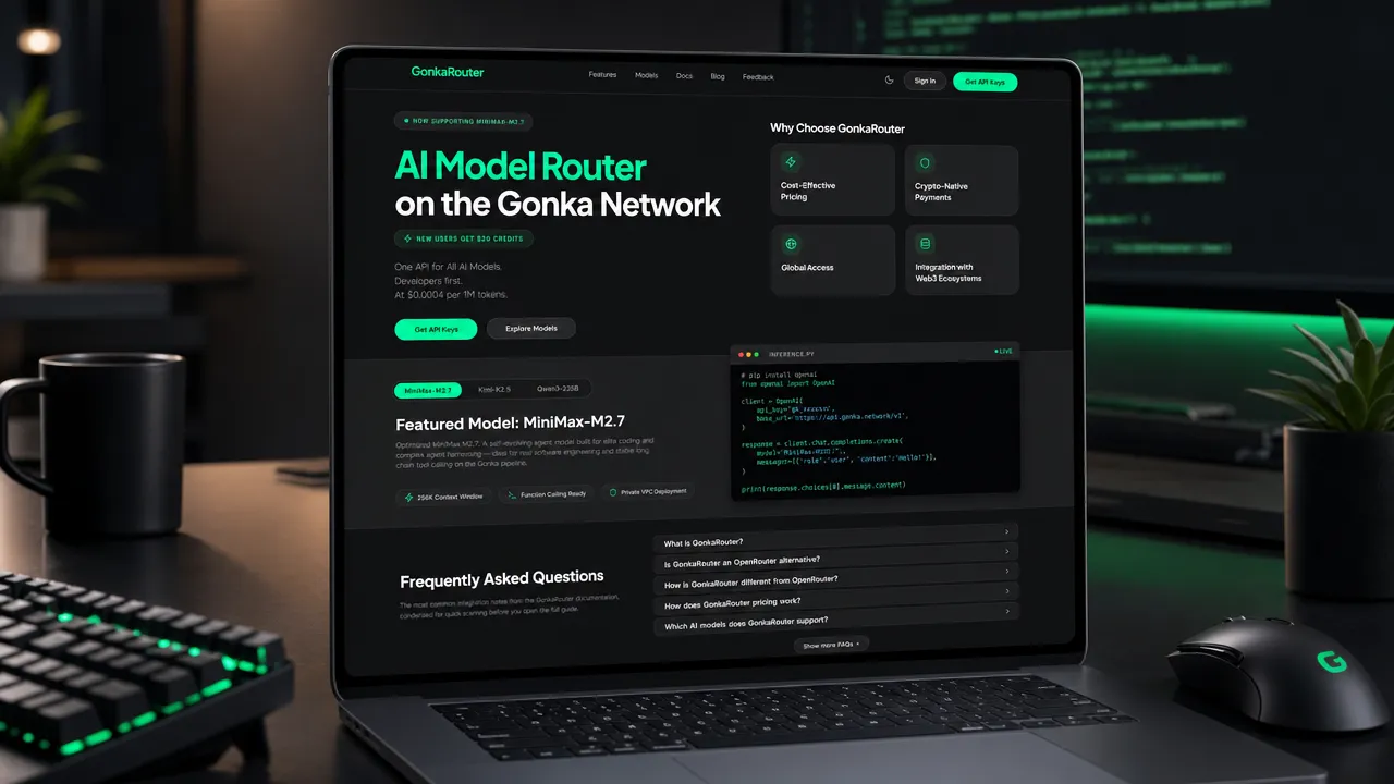 GonkaRouter product interface