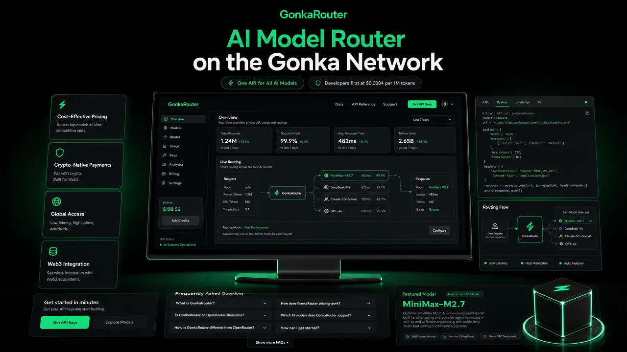 GonkaRouter AI model router