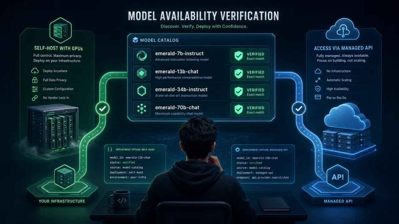 Model availability verification