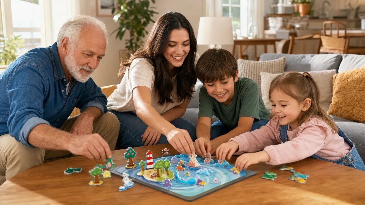 One piece each family scene