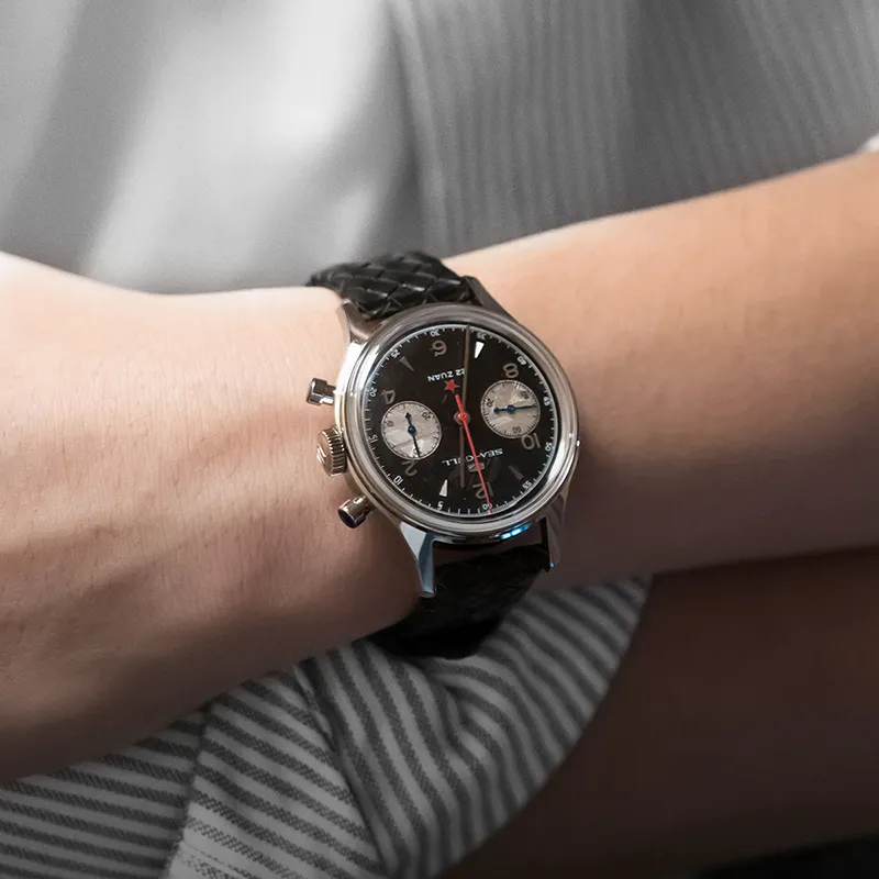A manual winding watch