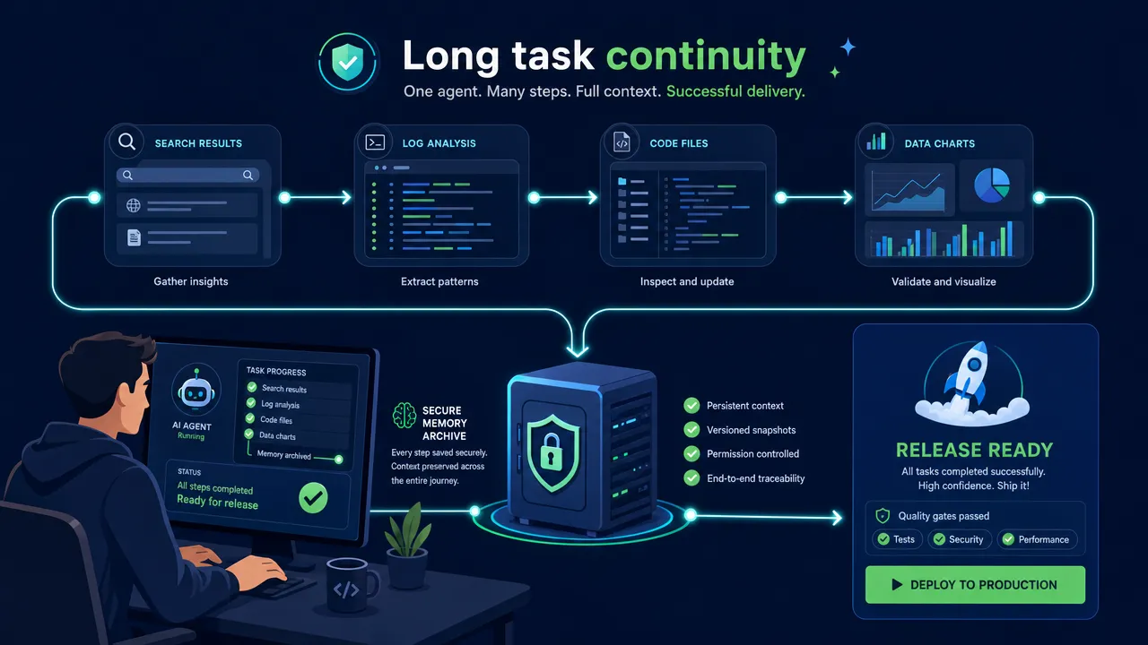 Long task continuity