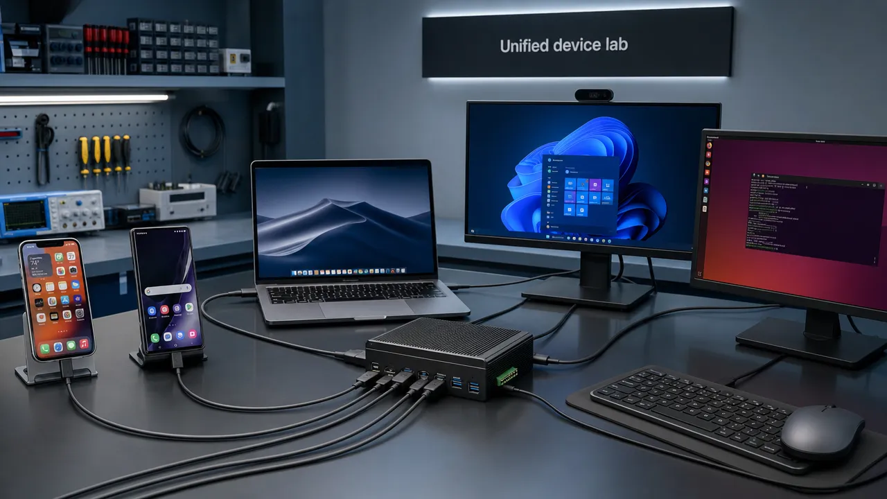 Unified device lab
