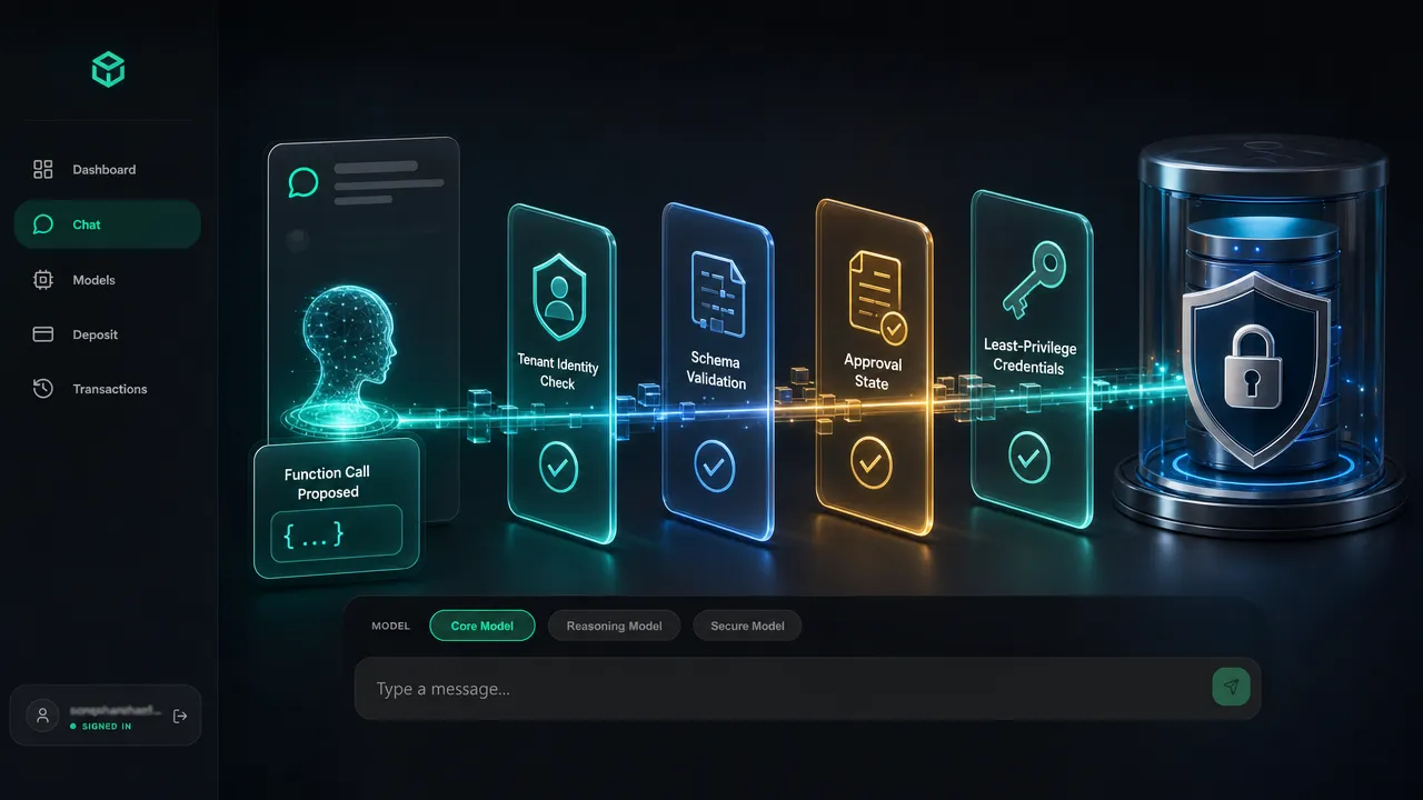 Tool authorization boundary
