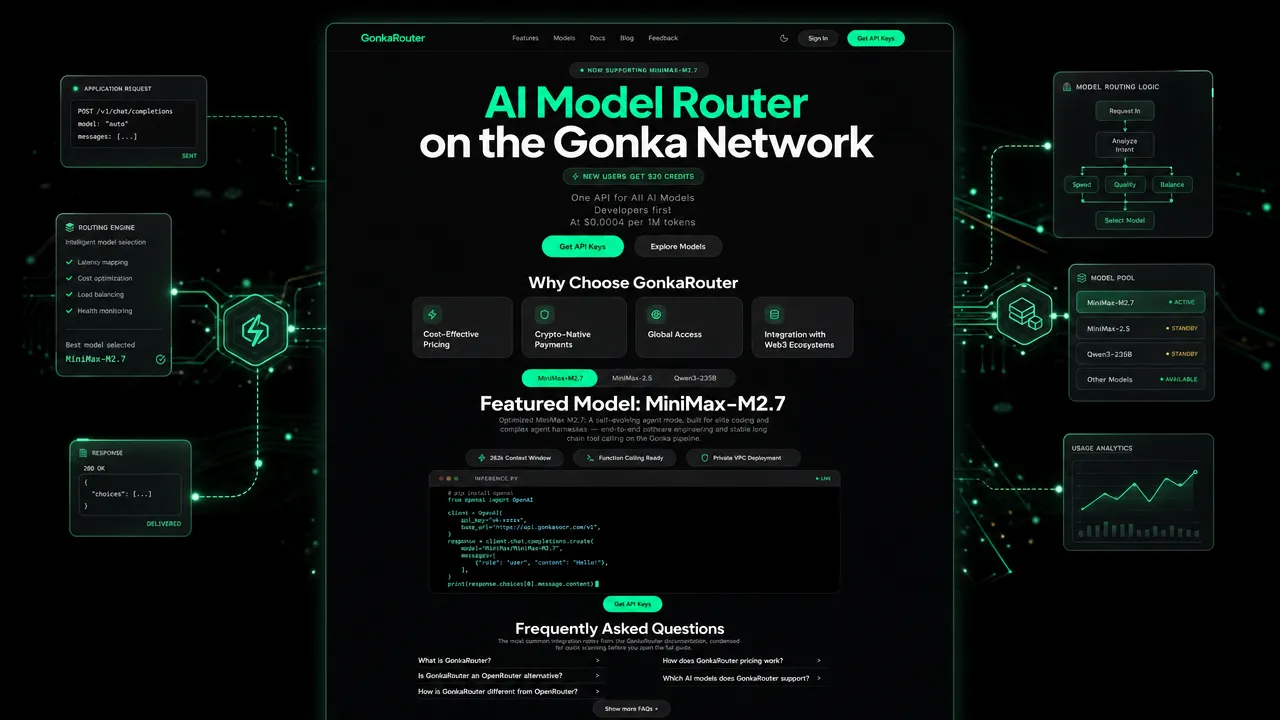 GonkaRouter model router context