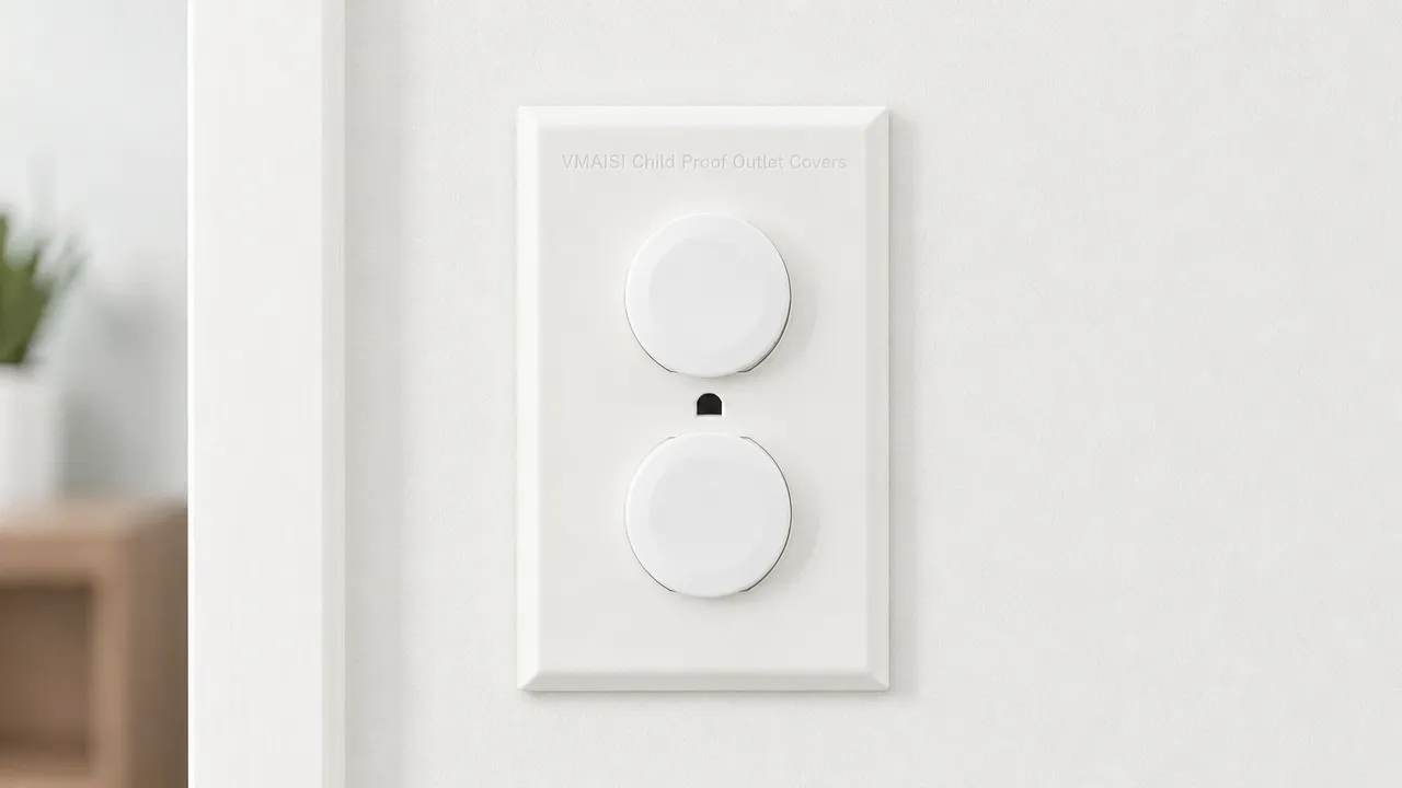 Covered duplex outlet