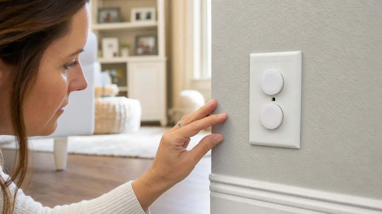 Secure outlet cover check