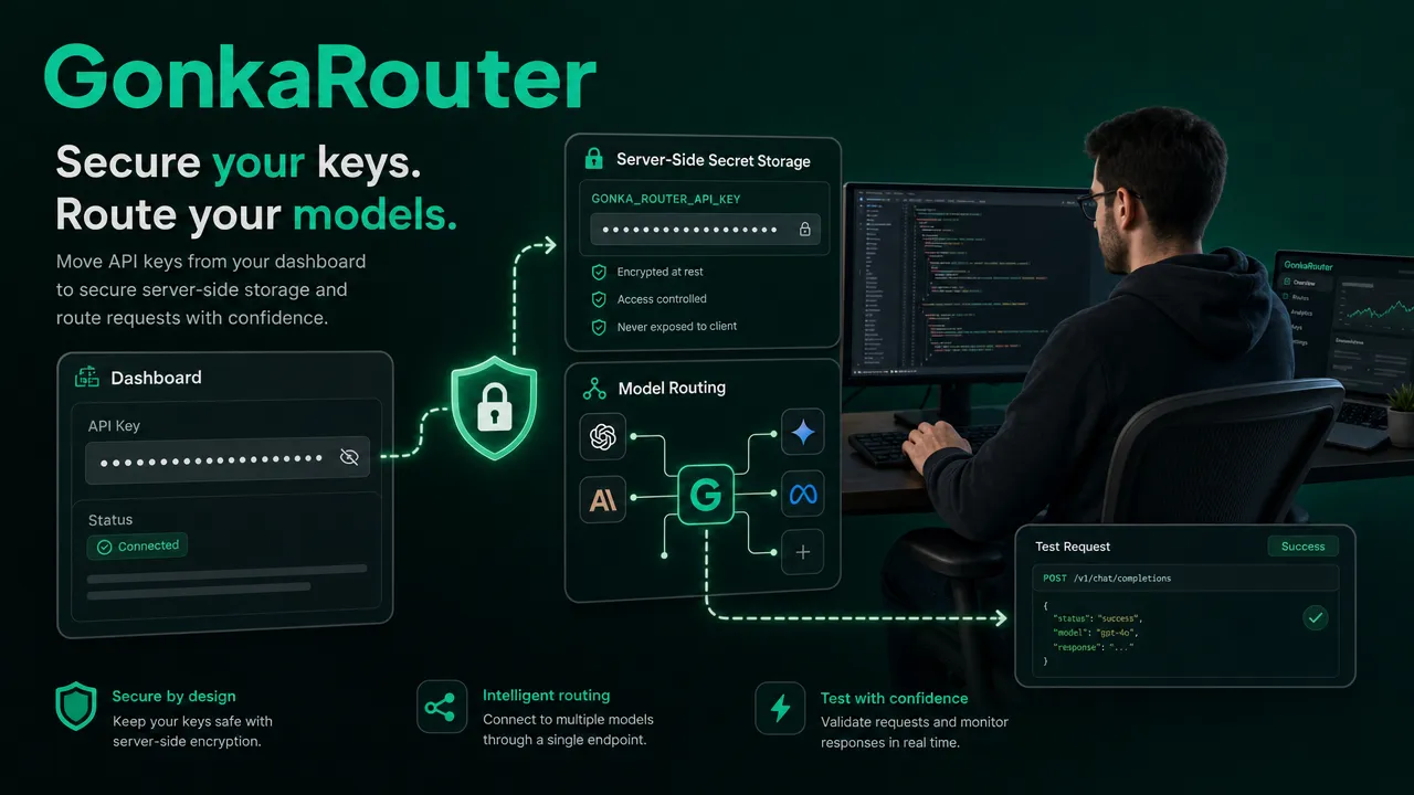 Secure API key workflow
