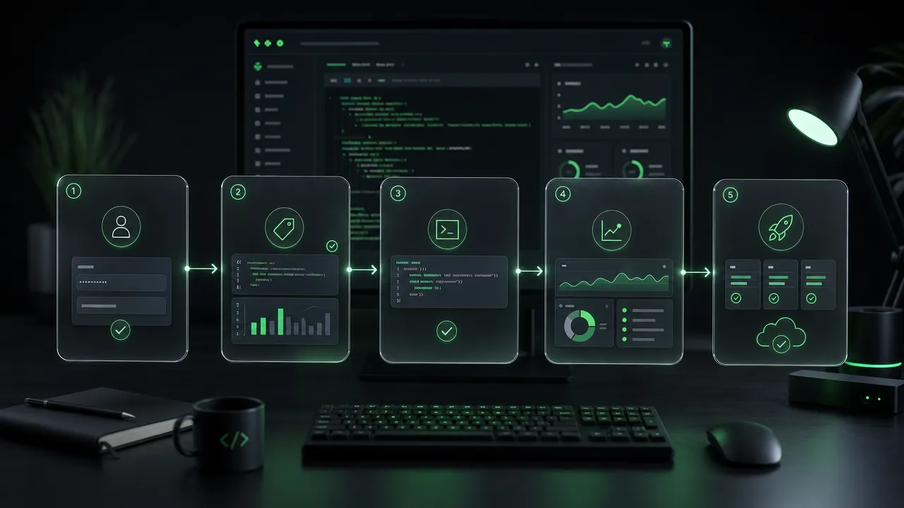 Controlled API test workflow