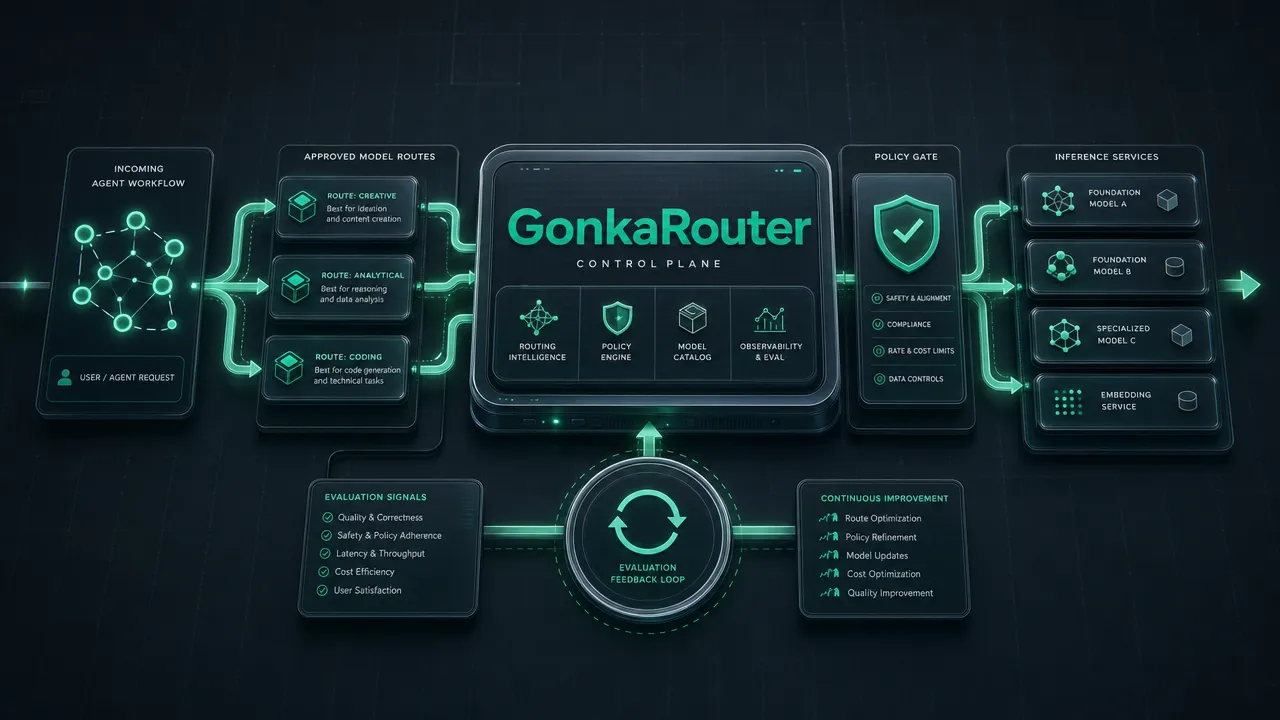 Agent routing control plane
