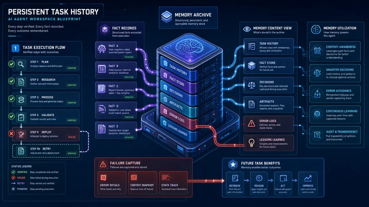 Persistent Task History