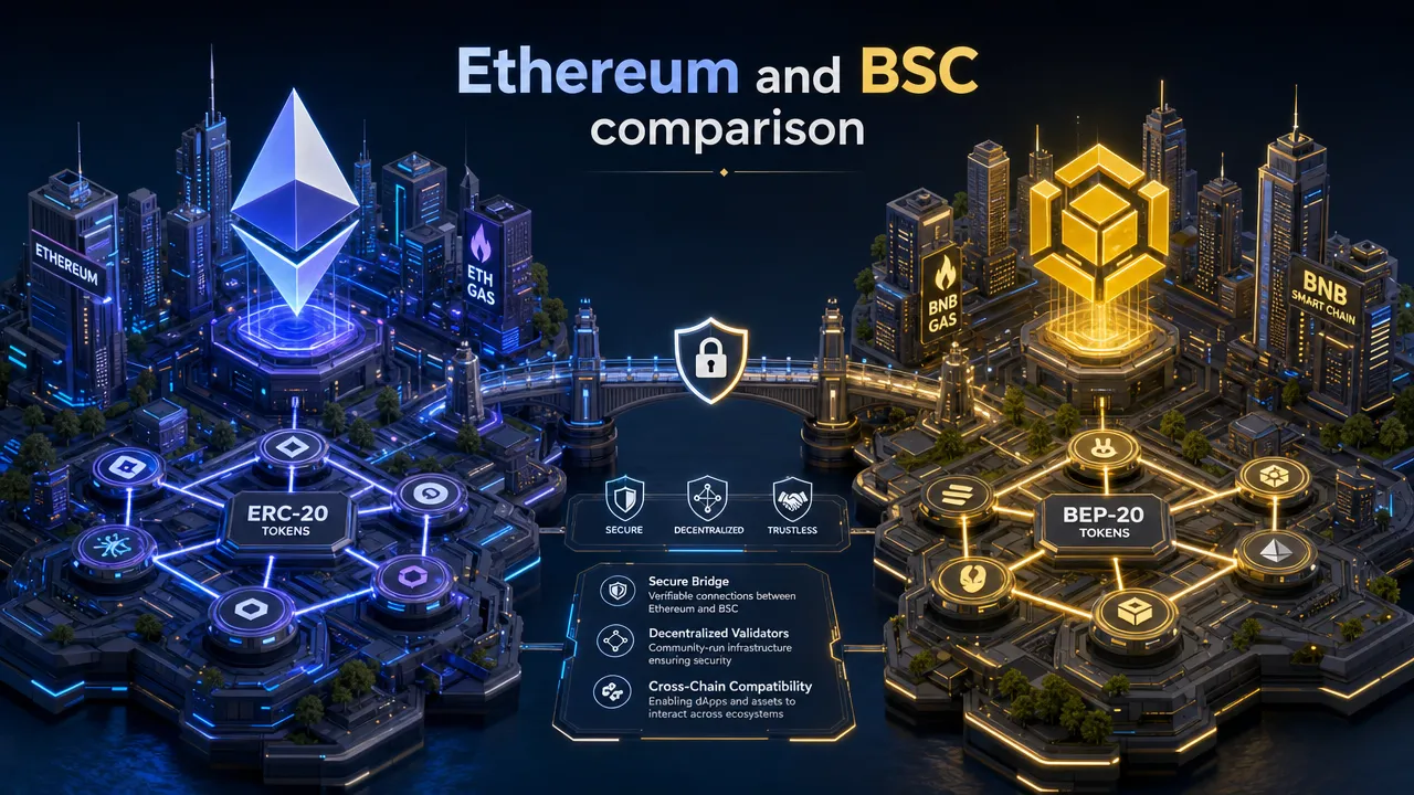 Ethereum and BSC comparison