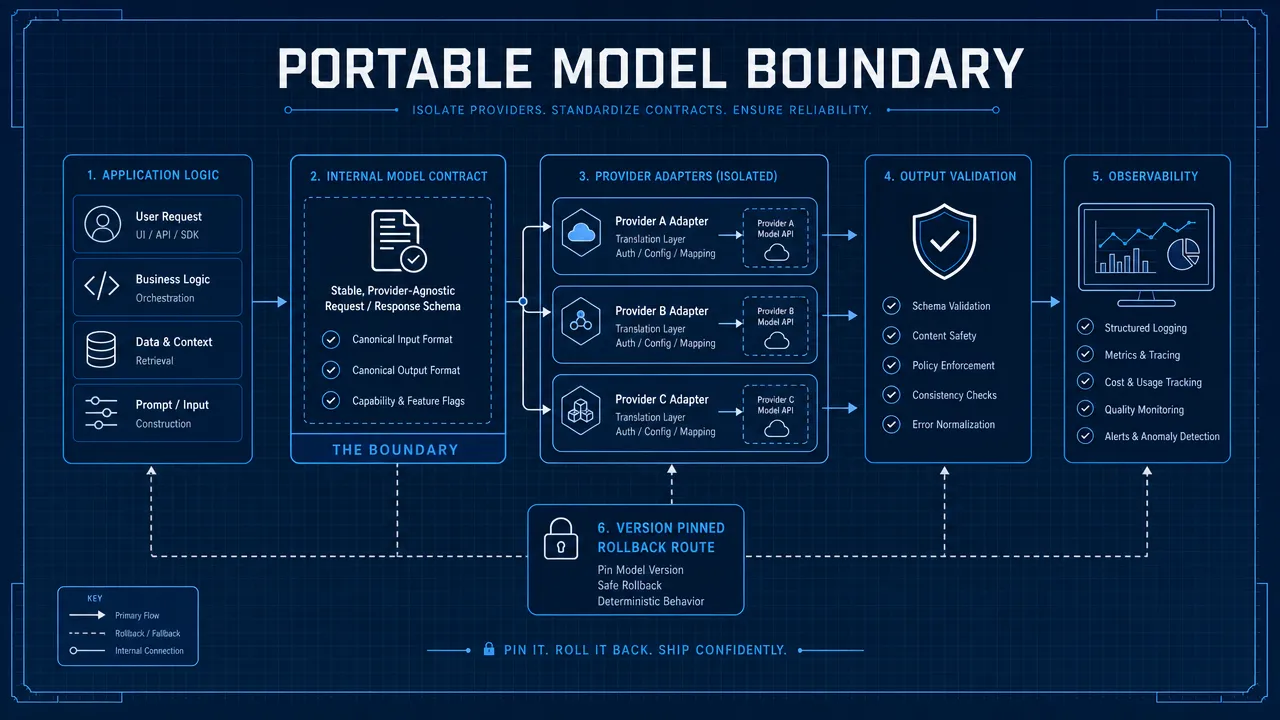 Portable model boundary