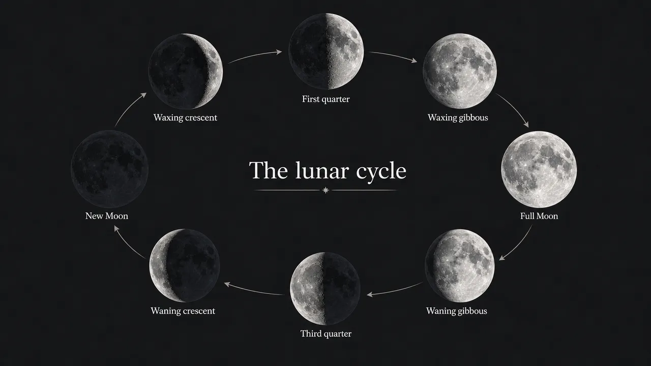 The lunar cycle