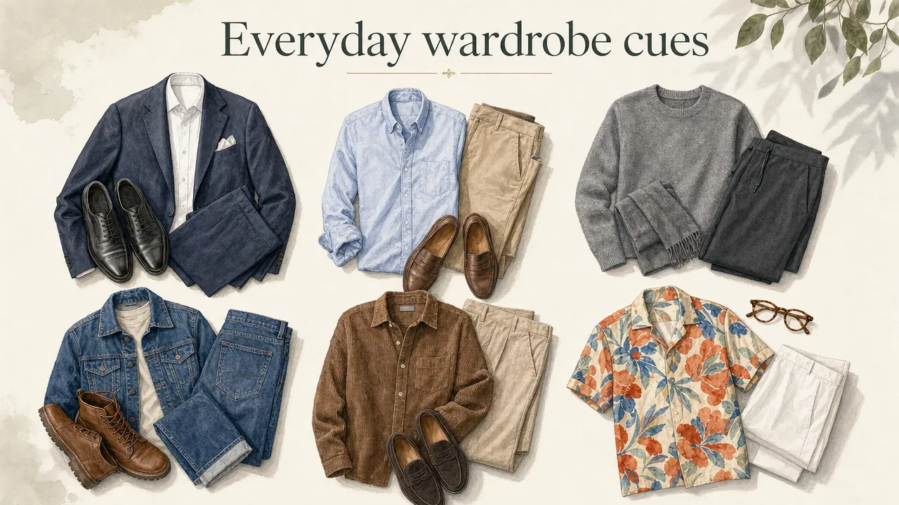 Everyday wardrobe cues