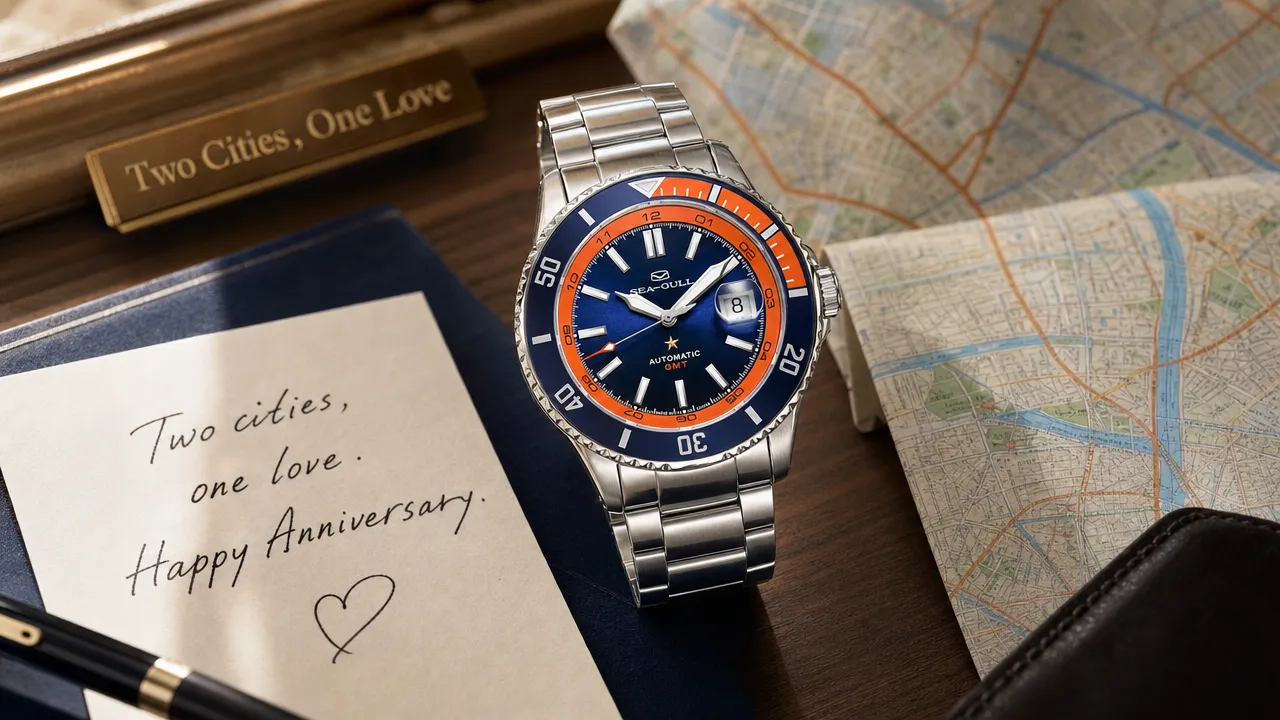 Two cities, one watch