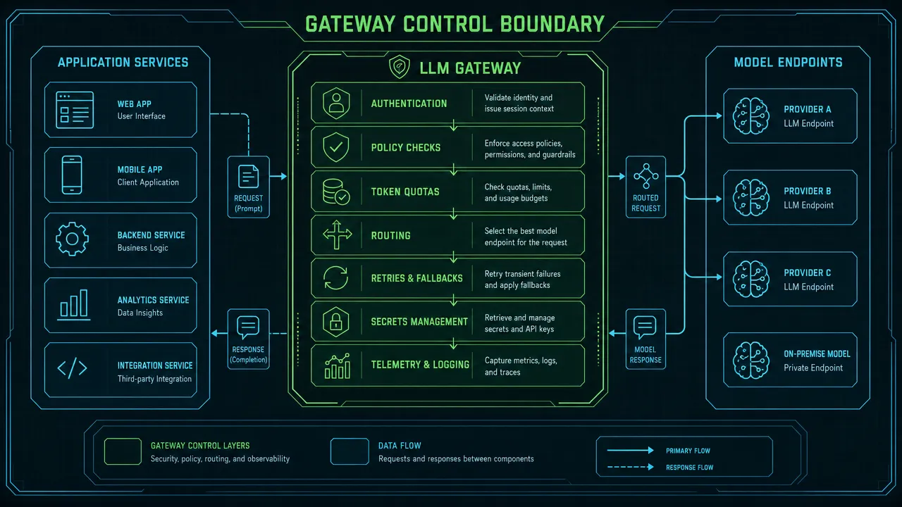 Gateway control boundary