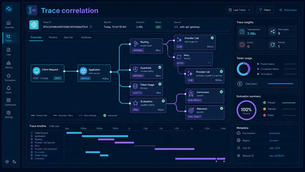 Trace correlation
