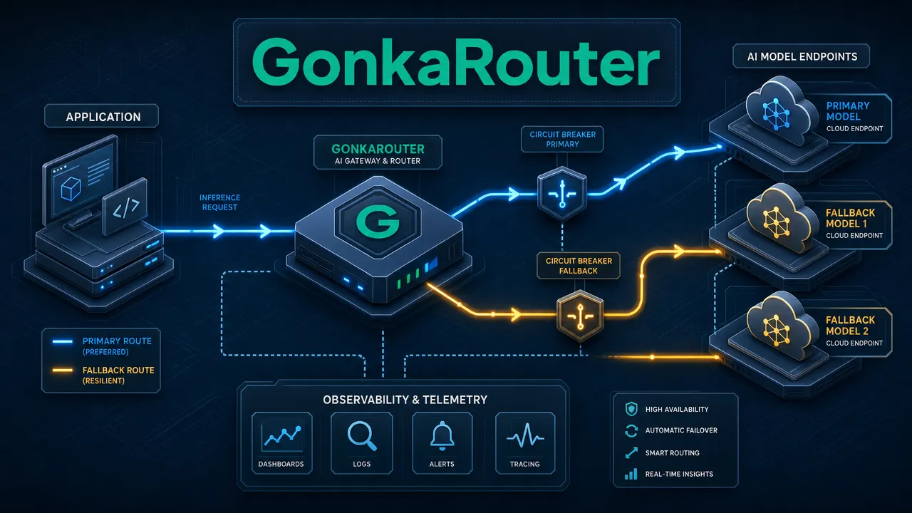 Resilient AI request routing